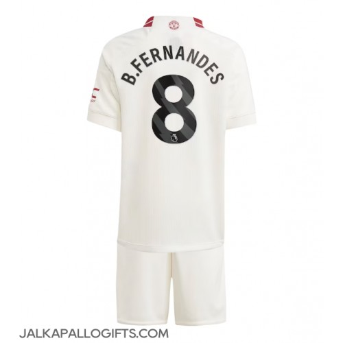 Manchester United Bruno Fernandes #8 Kolmas Peliasu Lasten 2023-24 Lyhythihainen (+ Lyhyet housut)